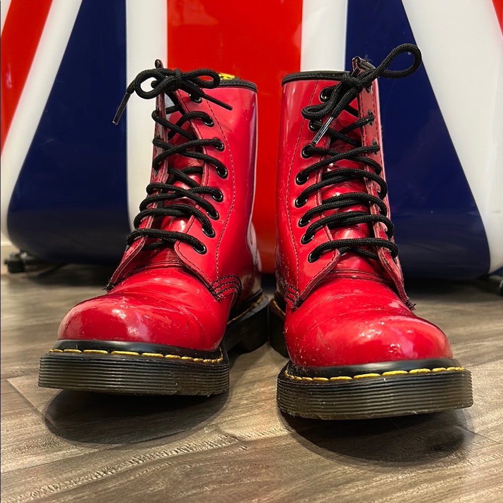 Dr. Martens 1460W Cherry Red boots